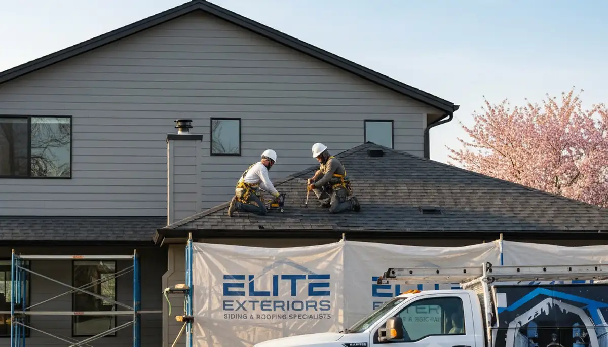 Vinyl siding installation on Cincinnati OH home exterior by Next Level Exteriors roofing experts