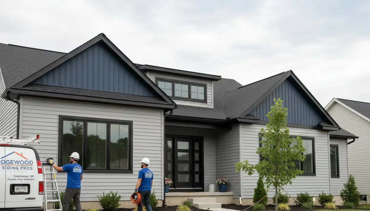 Vinyl siding installation in Cincinnati, OH for a home exterior upgrade