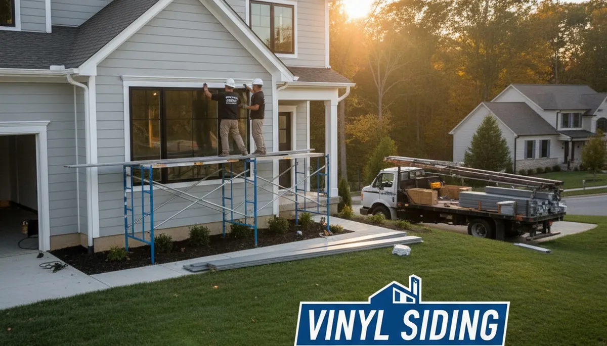 Professional vinyl siding installation in Cincinnati, Ohio by local exterior remodeling experts