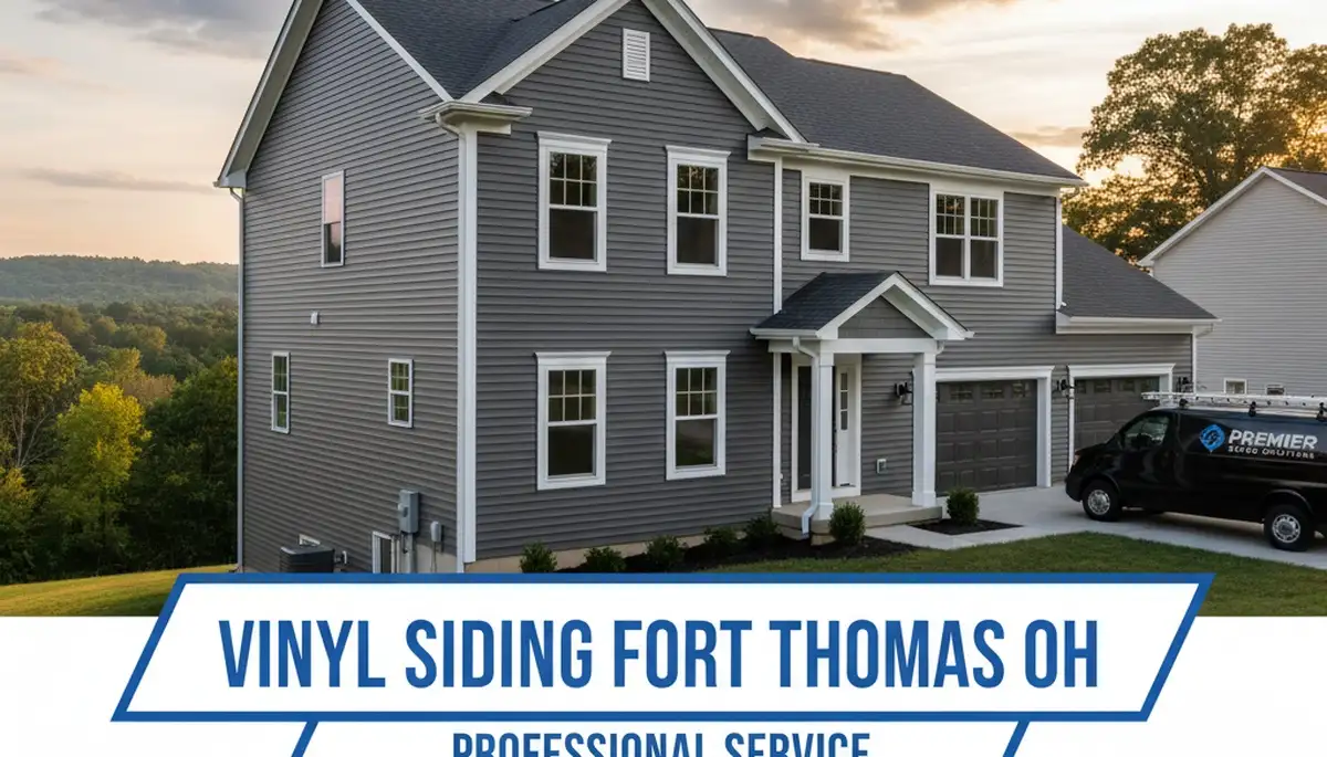 Vinyl siding installation on residential home exterior in Cincinnati, Ohio