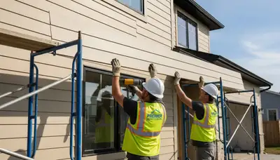 Professional vinyl siding installation on home exterior in Cincinnati, OH by Next Level Exteriors