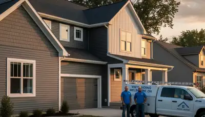 Professional vinyl siding installation on home exterior in Cincinnati, Ohio