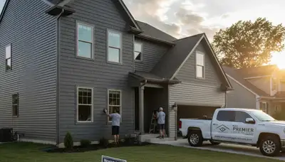 Vinyl siding installation on residential home exterior in Cincinnati, OH