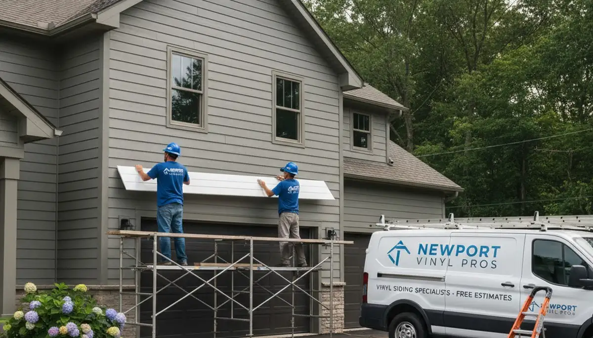 Professional vinyl siding installation on home exterior in Cincinnati, Ohio