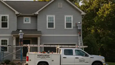 Professional vinyl siding installation on home exterior in Cincinnati, Ohio