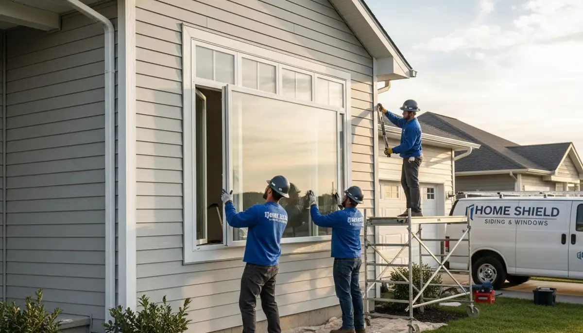 Professional window installation and vinyl siding in Cincinnati, OH by Next Level Exteriors